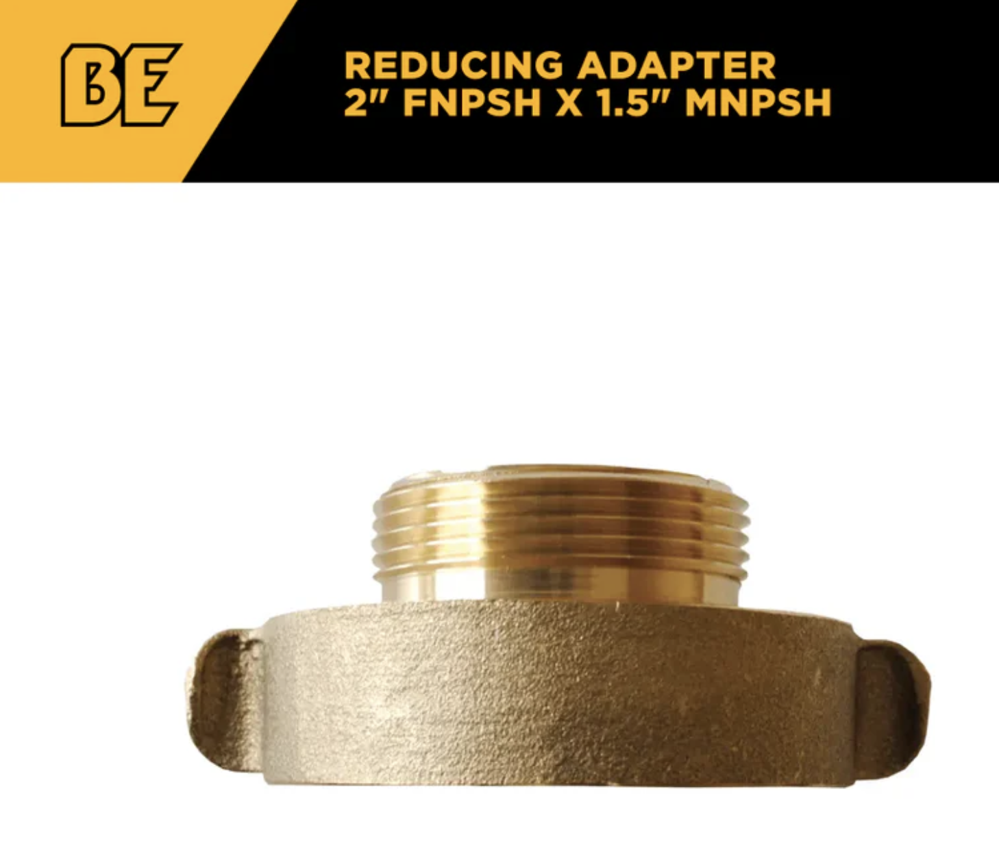 2" to 1.5" Reducing Hose Adapter